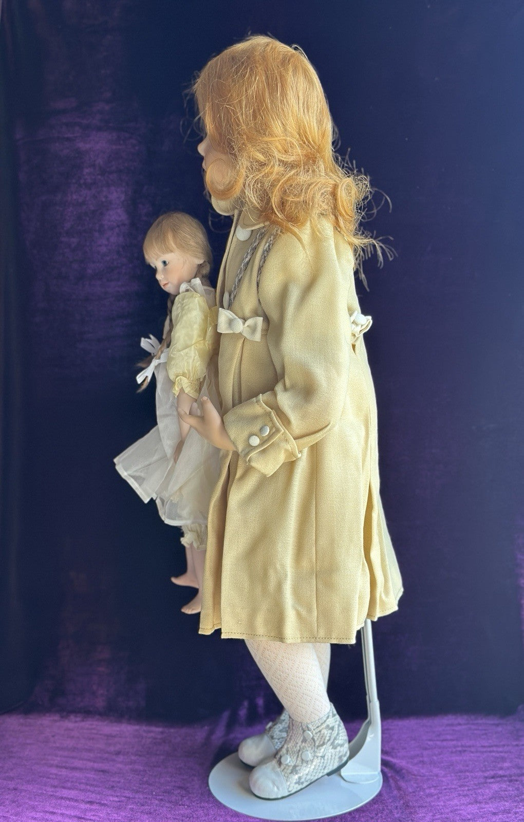 German 31” Hildegard Gunzel Wax Over Porcelain Imogene Doll NIB LE USA 25