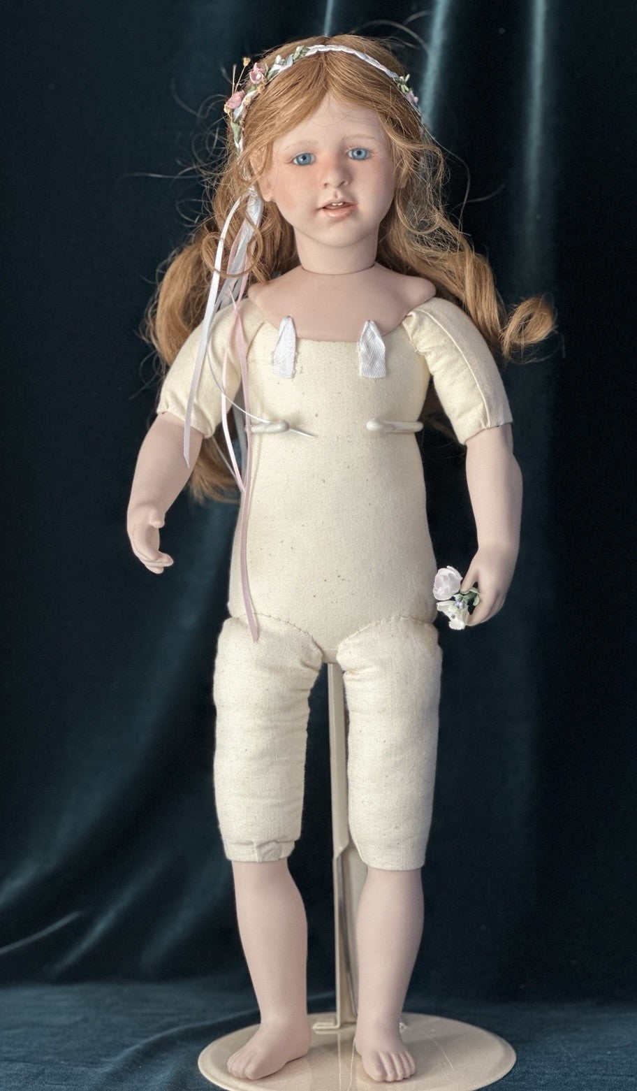 Collectible Artist 20” Porcelain Doll “Babette” by Ruth Treffeisen LE 5/50