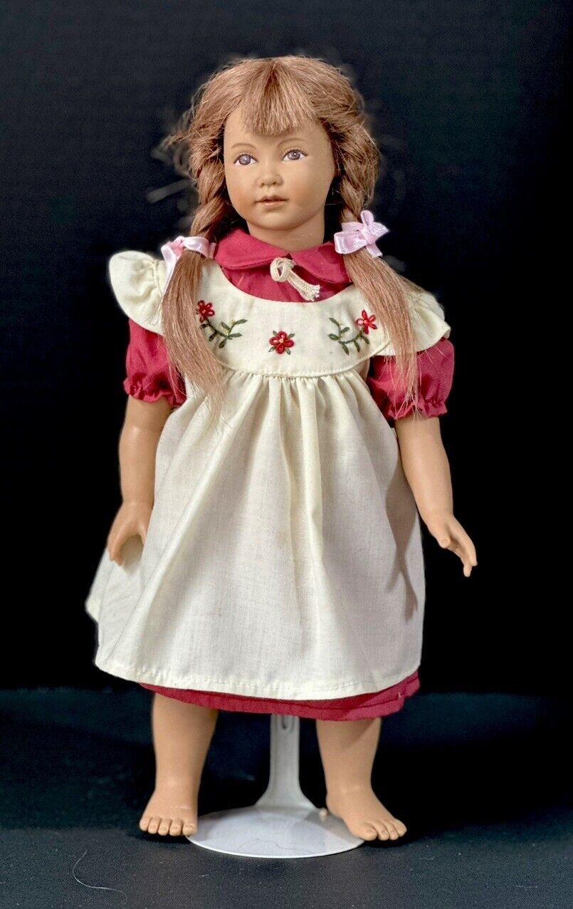 Collectible Swiss 12” Vinyl and Cloth Doll by Heidi Ott “Heidi”