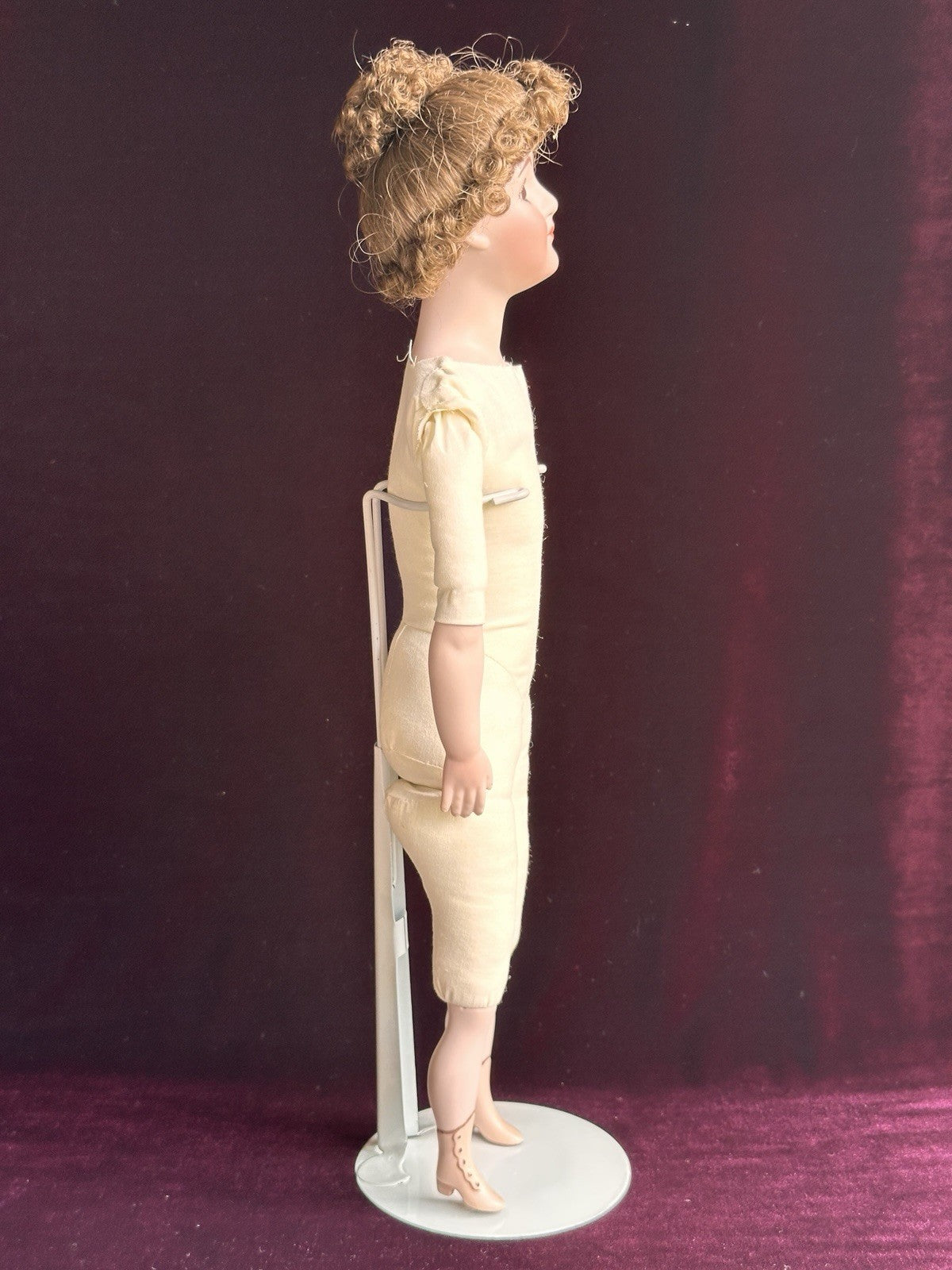 Porcelain Cloth 16.5” Reproduction of Antique German Kestner Gibson Girl Doll