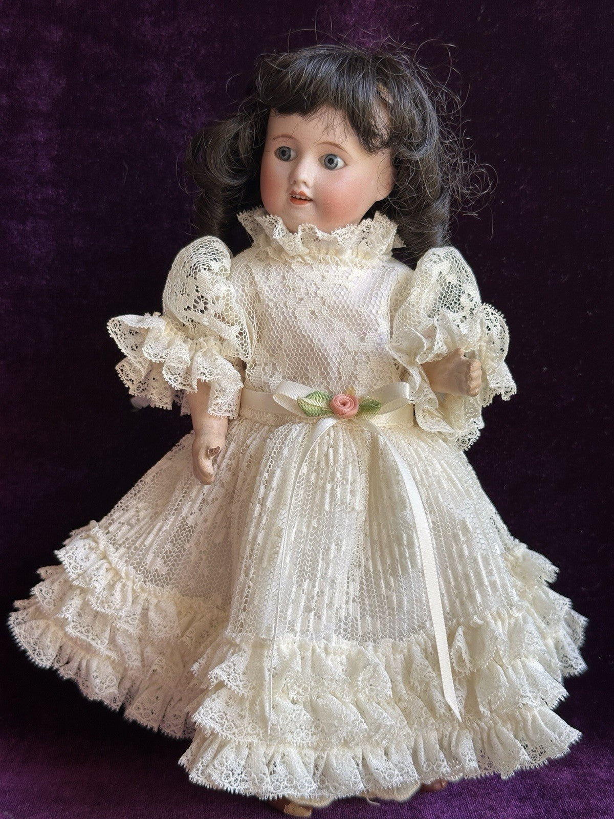 Antique French Petite 9” Unis France 60 Bisque Head Doll