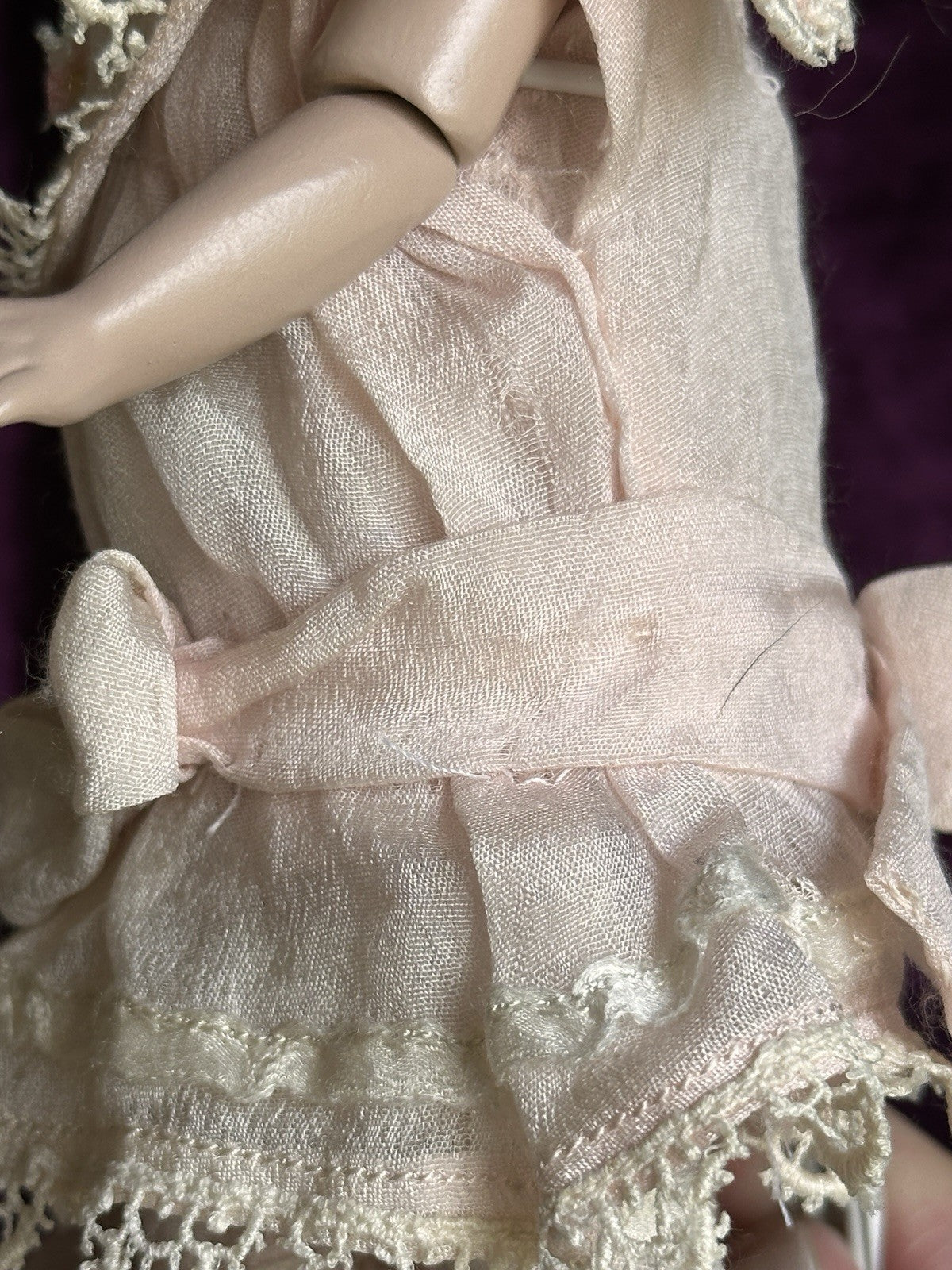 Miniature Porcelain 8” Reproduction of Antique French Bru Jne Doll