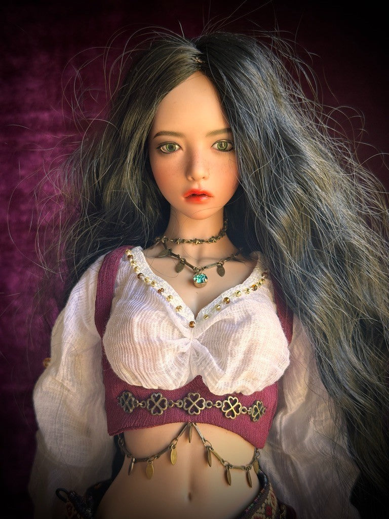 Iple House 18” Female Soo BJD 1/4 Resin Fashion Doll Face-Up Wig Dressed Box COA