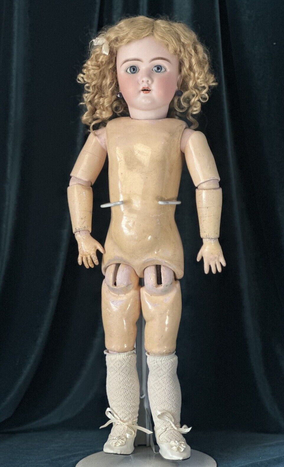 Antique German Heinrich Handwerck Mold Dep 109 Bisque Head 23” Doll