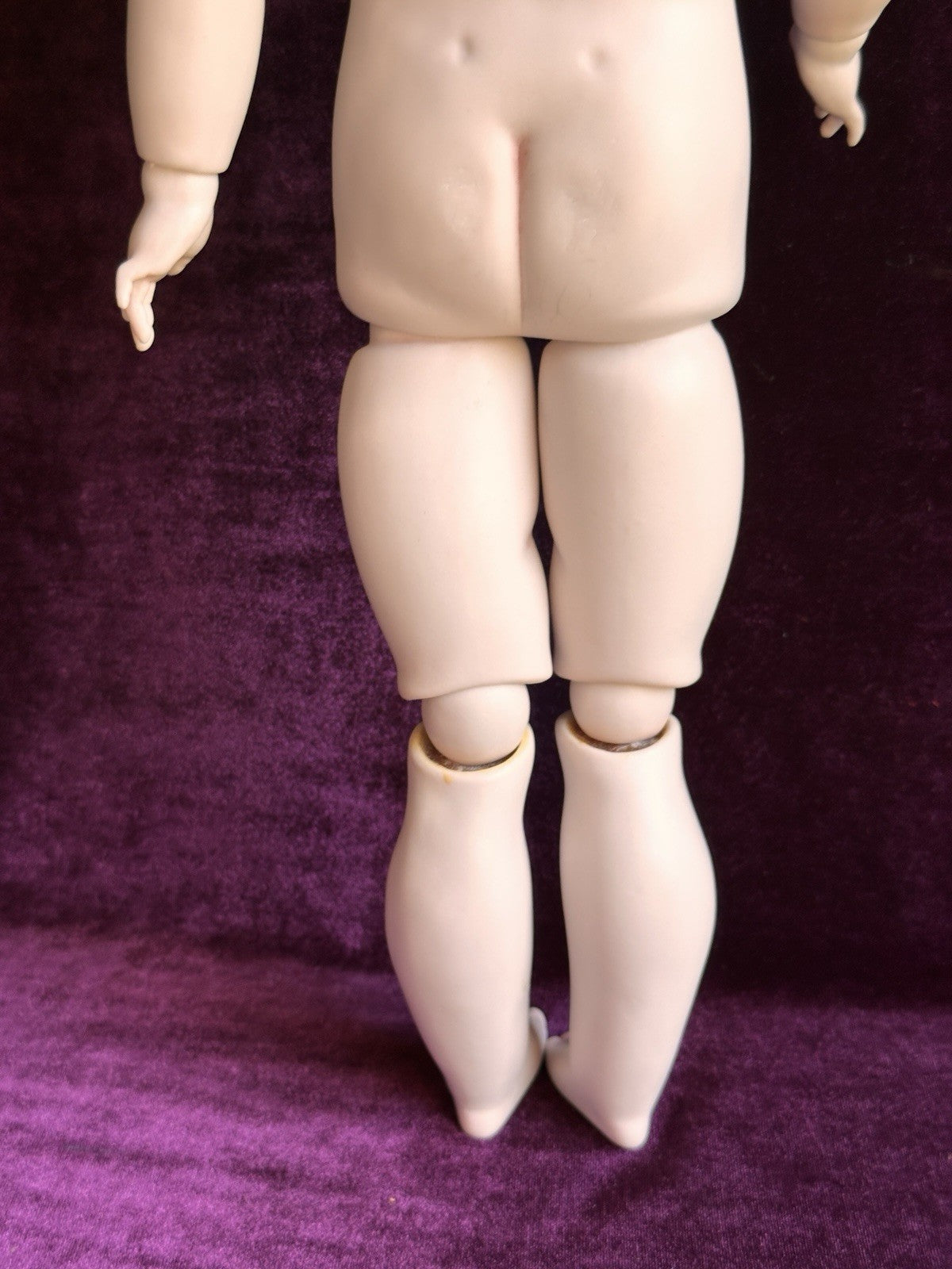 Vintage All Porcelain 19” Reproduction of Antique French Bru Circle Dot Doll