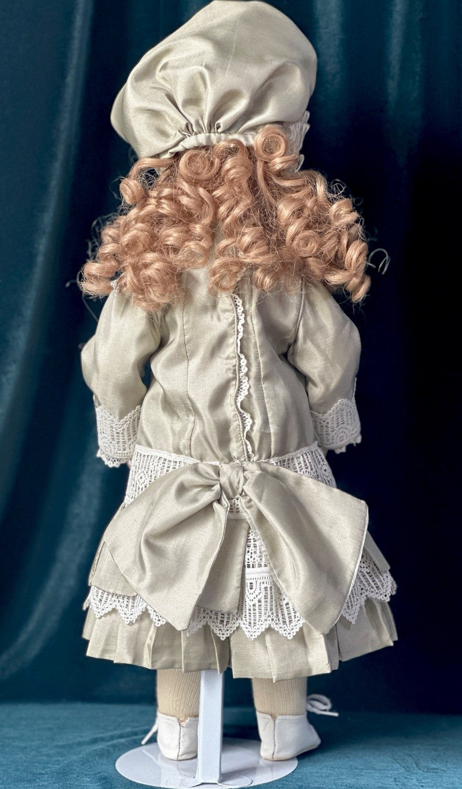 Vintage Artist Reproduction of Antique French Bru Jne 20” Doll Porcelain Head