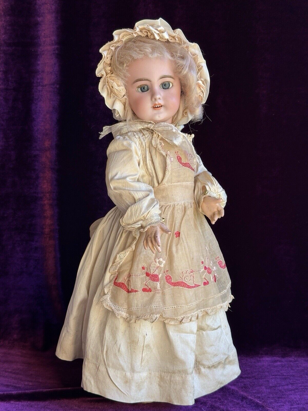 Antique French 19” Jumeau Dep Bisque Head Doll