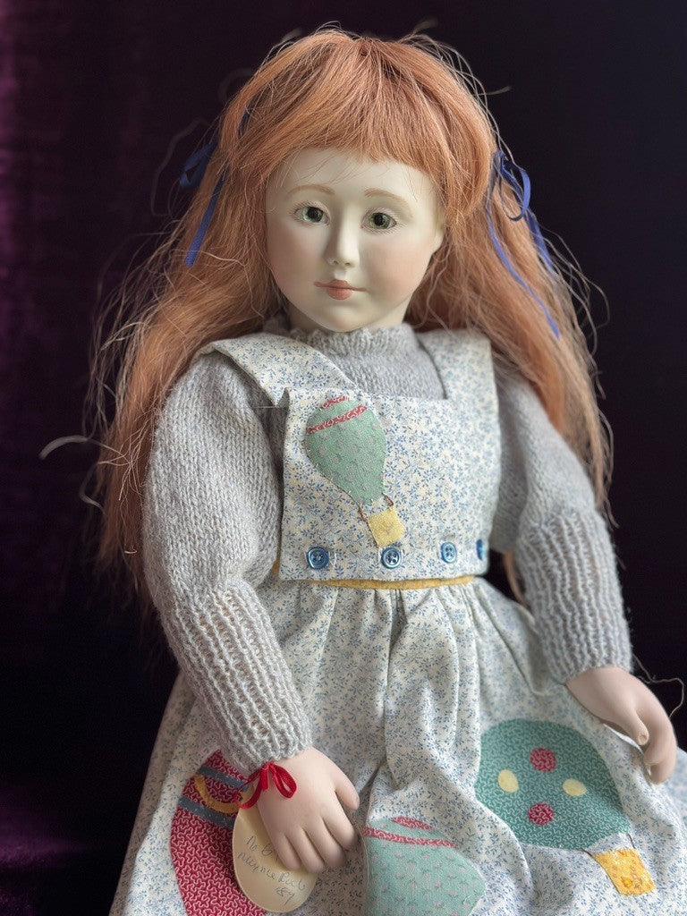 Large Collectible 20" Wooden/Porcelain Lynne & Michael Roche Claudine LE Doll