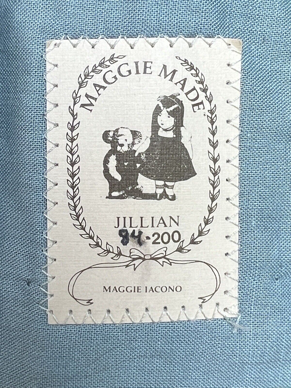 Collectible 16” Cloth Felt Doll Jullian by Artist Maggie Iakono with Box LE 200
