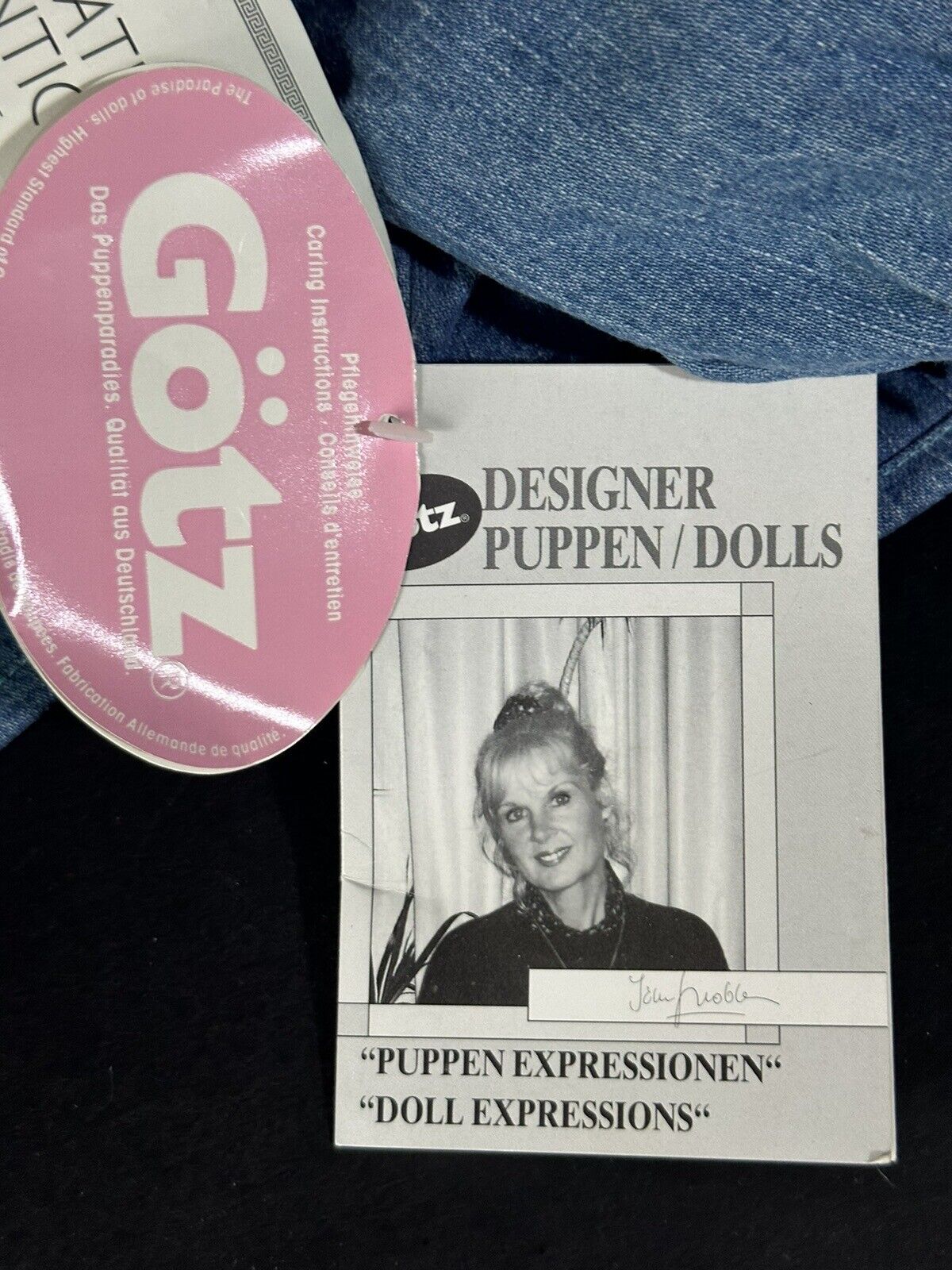 Collectible Vinyl GOTZ 26” Doll “Chantal" by Joke Grobben Signed By Artist