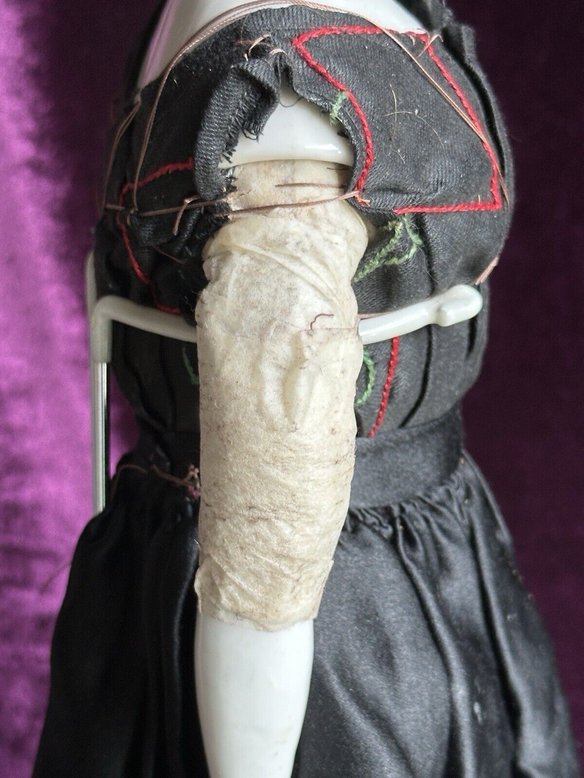 Antique German 19” Flat Top Highbrow China Shoulder Head Young Lady Doll