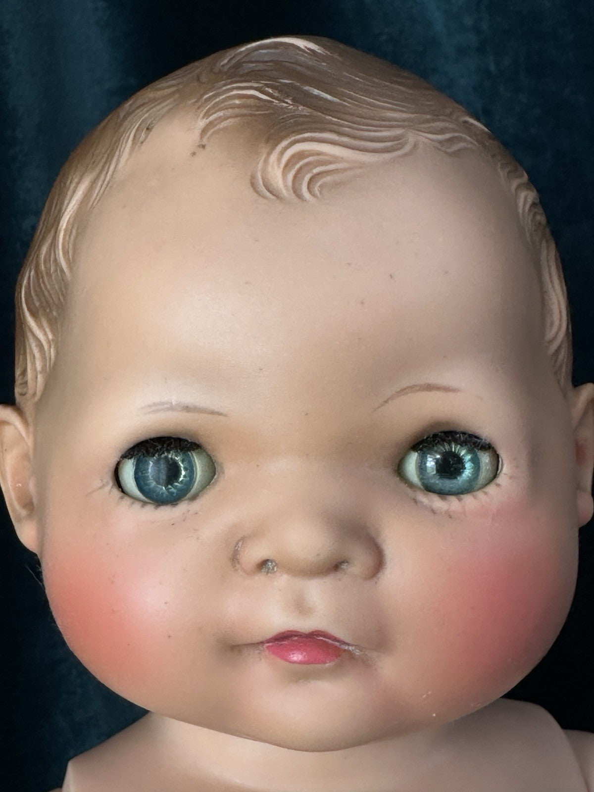 Vintage 1950’s American Character Toodles 16” Vinyl Doll Molded Hair