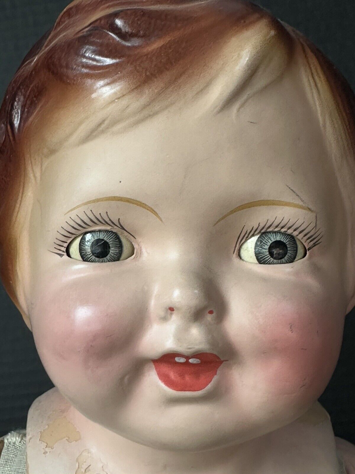 Vintage 1920’s “Kiddie Pal Dolly” by Regal Mfg Co Tin Sleep Eye 20” Doll