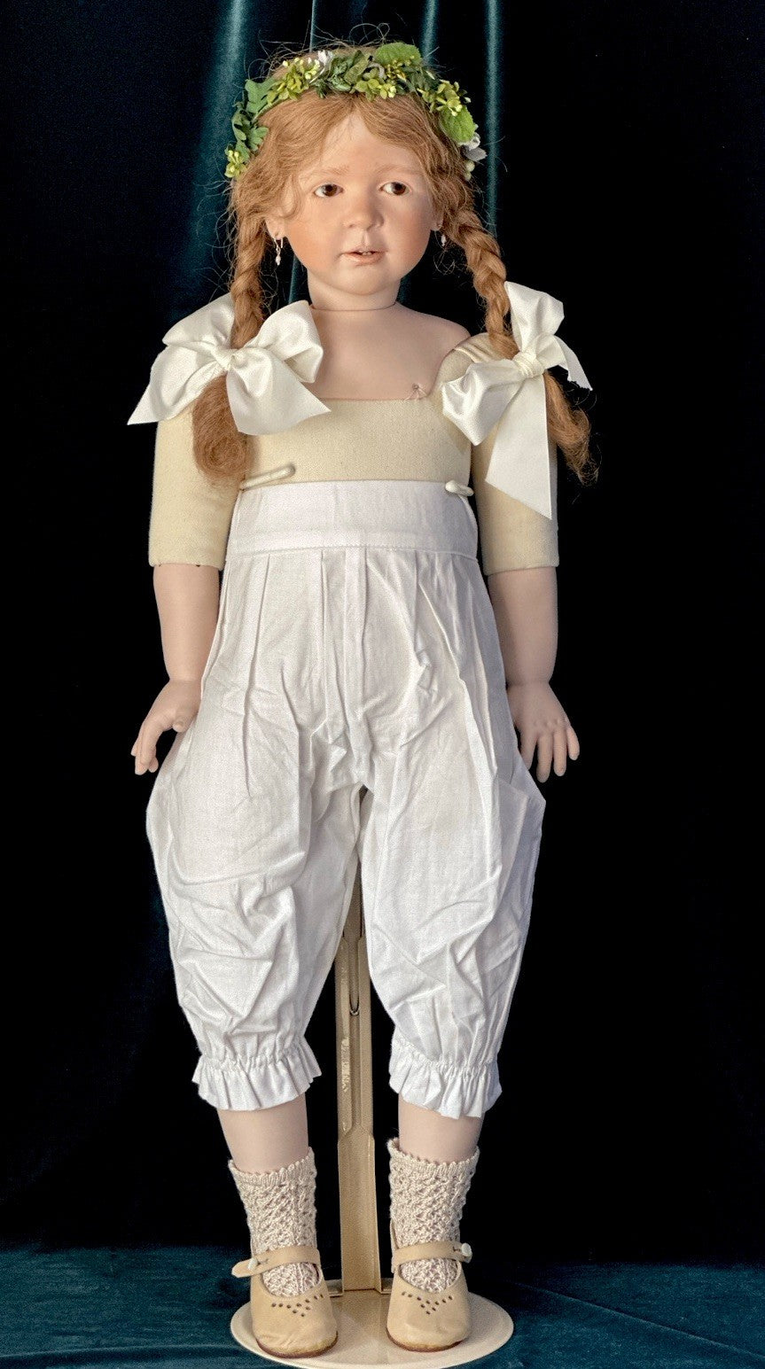 Collectible Artist 28” Porcelain Doll “Veronika” by Ruth Treffeisen LE 100 COA