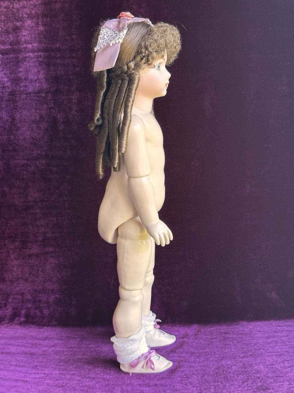 Porcelain Composition 18” Reproduction of Antique French Andre Thuillier Doll