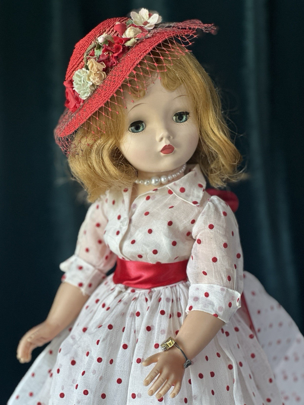 1950s ビンテージドール Vintage 1950's Madame Alexander 20” Cissy Hard Plastic Doll
