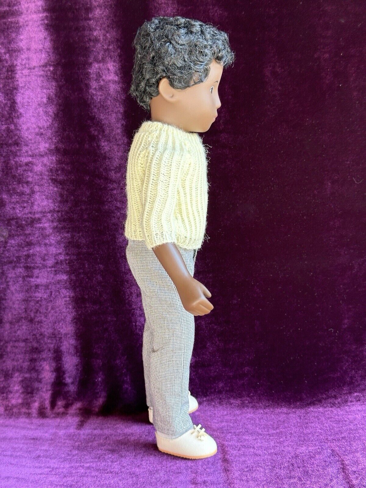 Collectible Vinyl Trendon Sasha Caleb 318 Boy Doll Made In England with Box