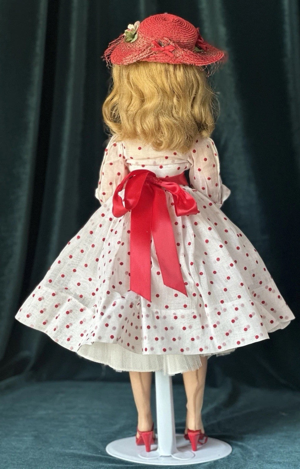 Vintage 1950’s Madame Alexander 20” Cissy Hard Plastic Doll Tagged Dress