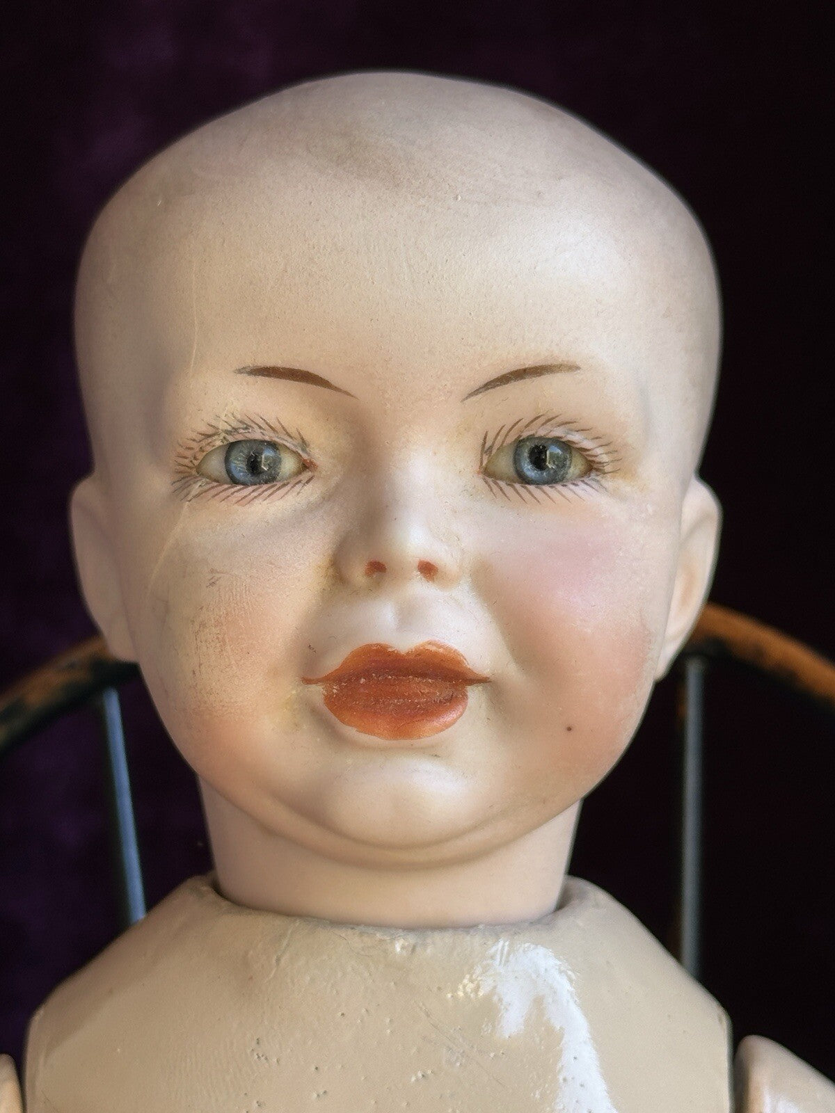 Antique French 13” SFBJ 226 Bisque Head Character Baby Doll Restored