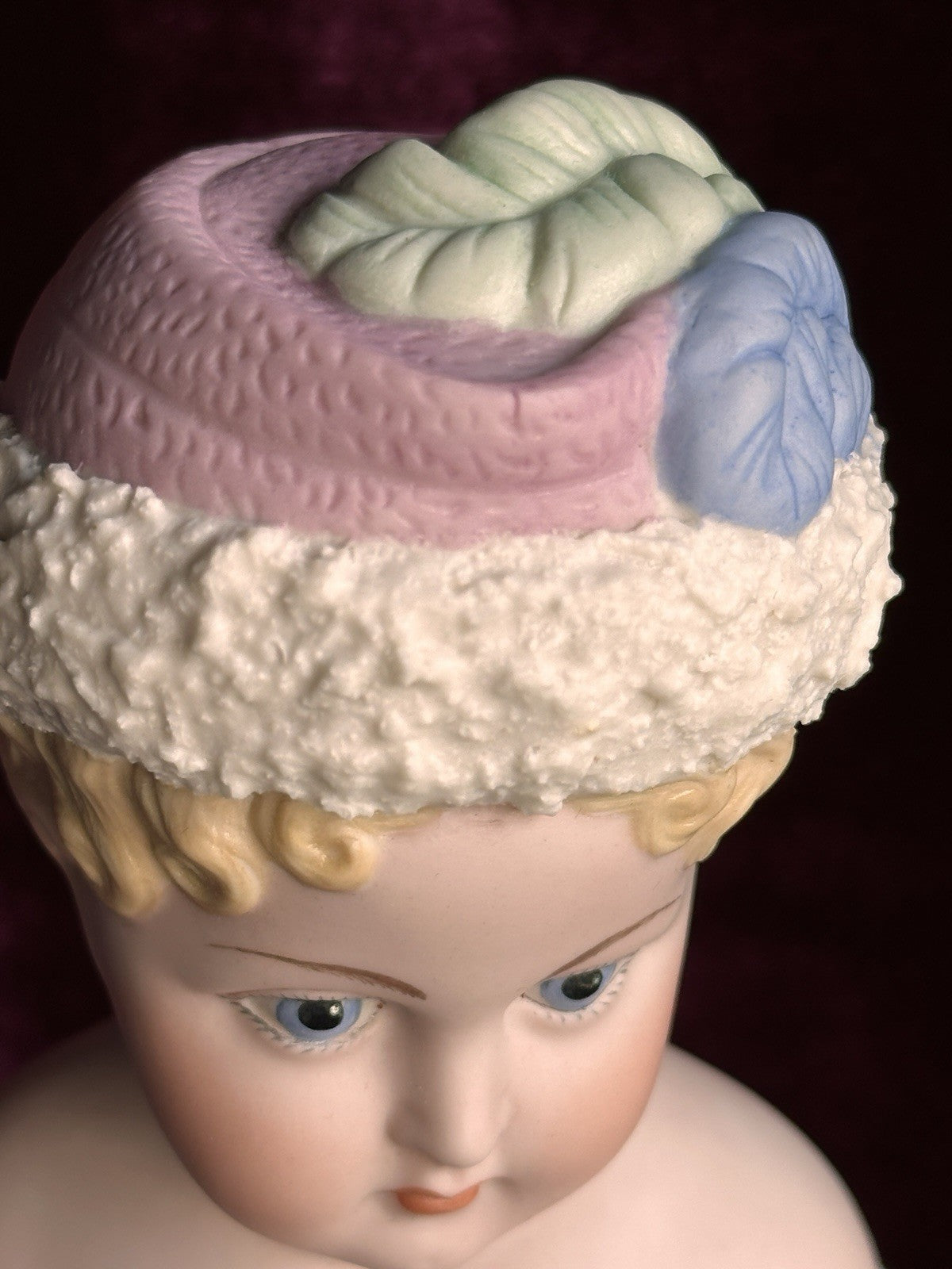 Rare Vintage 17.25” Artist Repro Porcelain Antique German Parian Style Doll