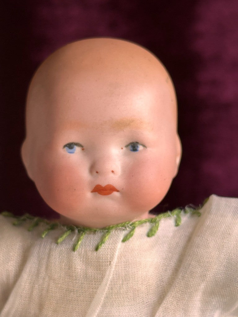 2 Antique German Grace Putnam & Armand Marseille Dream Baby Bisque Head Dolls