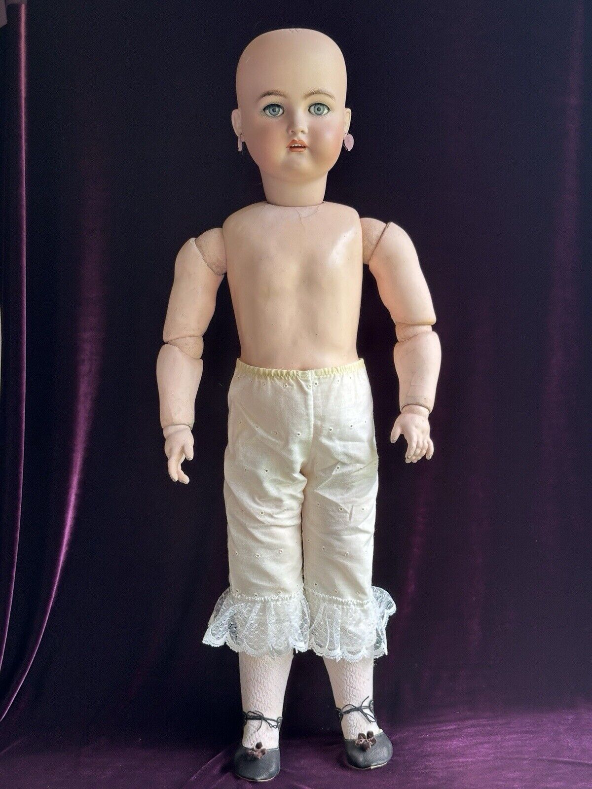 Large Antique German 31” Simon Halbig Kammer Reinhardt 80 Bisque Head Doll