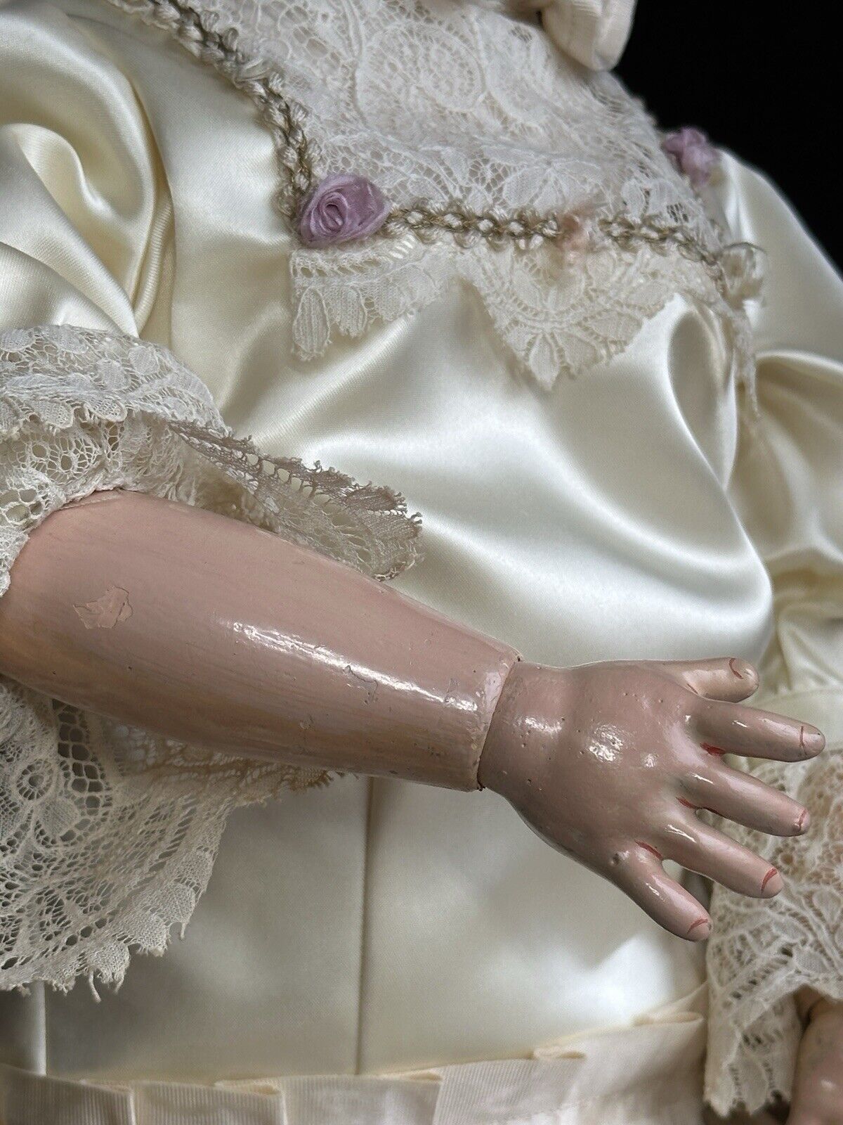 Antique German 28.5" Schoenau & Hoffmeister 914 Bisque Head Doll