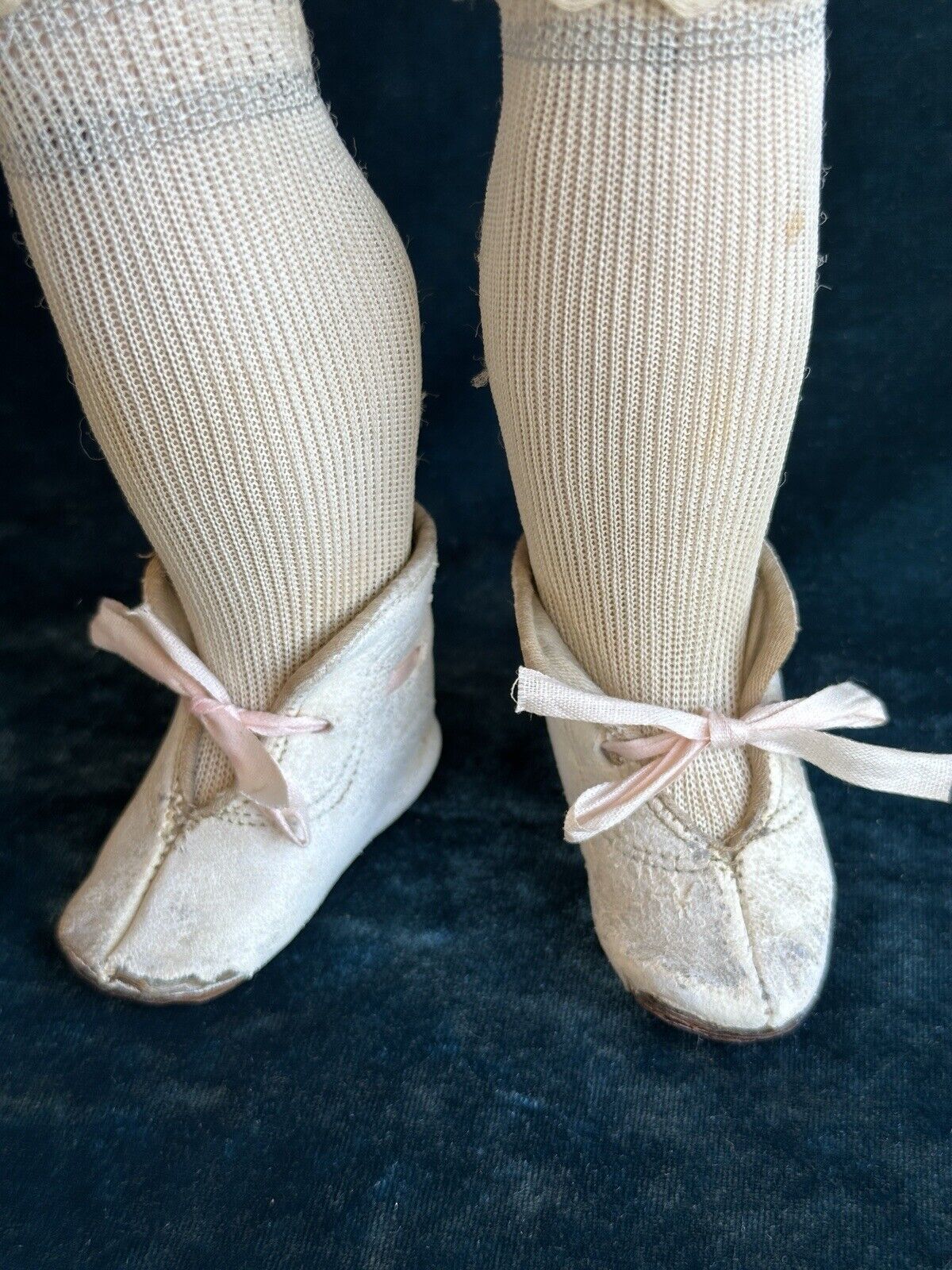 Antique German 22” Adolf Wislizenus Special Bisque Head Doll Walker Body