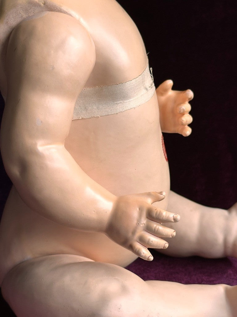 Large 21” Antique German JDK Kestner 257 Bisque Head Baby Doll Composition Body