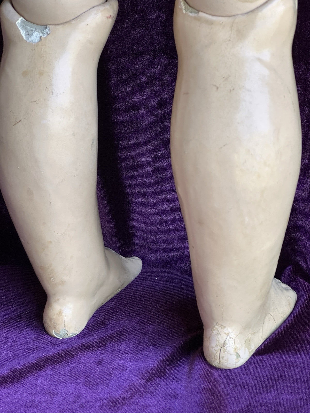 Vintage German Lifesize 31” Schutz-Marke 60 Celluloid Head Composition Body Doll