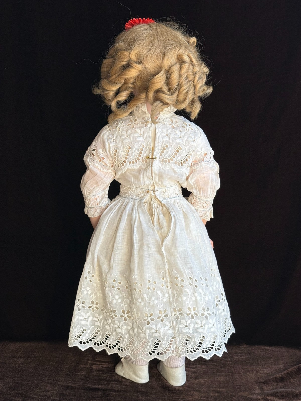 Antique German French 24” Tete Jumeau Simon Halbig Dep Bisque Head Doll