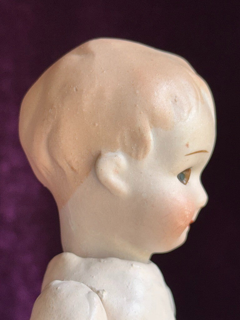 Antique Nippon 7" Bisque Head Composition Body Character Baby Doll