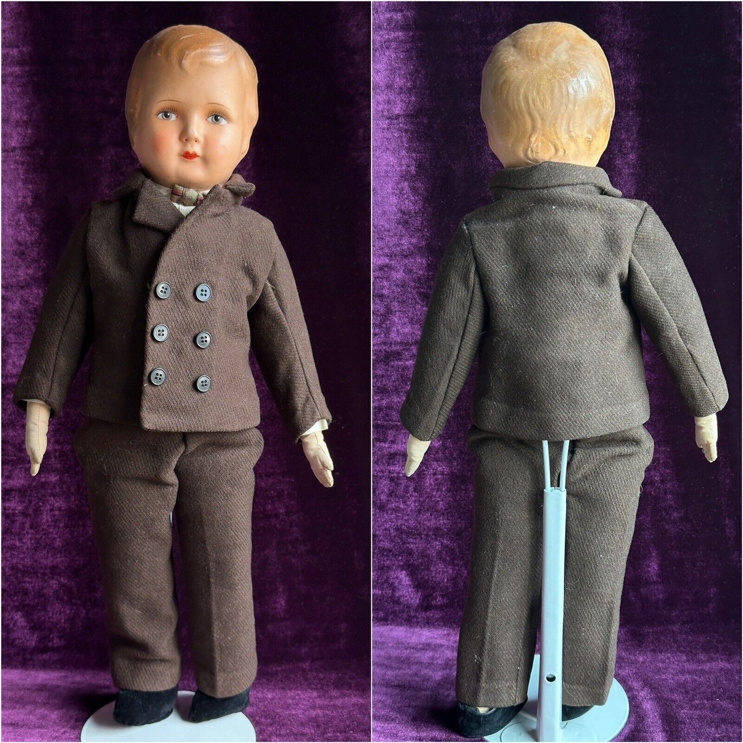 Lot of 3 Vintage German (?) Composition (?) Head Dolls. Armand Marseille 449