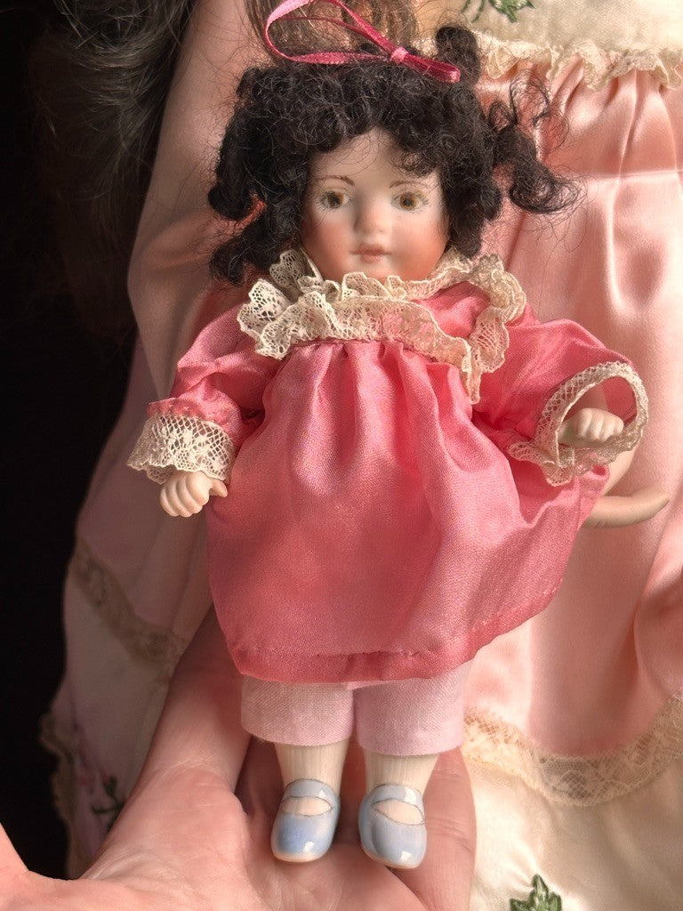 Collectible OOAK Porcelain Doll by Artist Madelaine Nell St. Clair with Tag