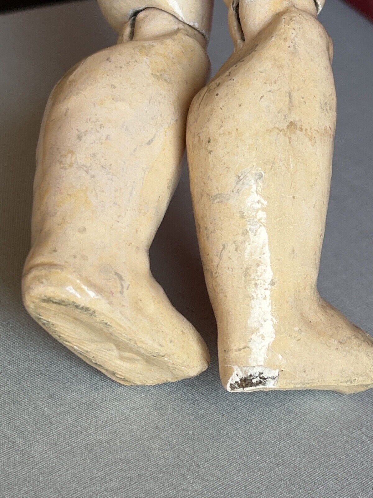 Antique German 11” Armand Marseille 210 Googly Eye Jointed Body Bisque Head Doll