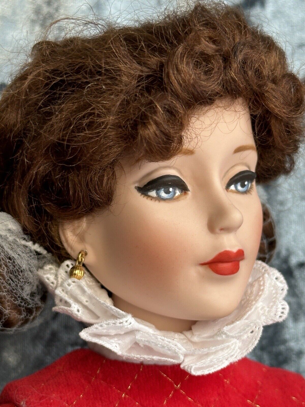 Signed Collectible 19” Robert Tonner Porcelain Queen of Hearts (?) Doll LE 125