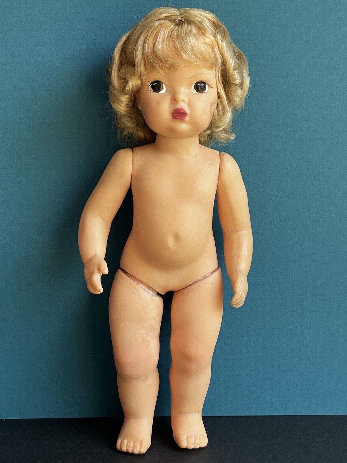 Vintage Early Hard Plastic Blonde Terri Lee Doll