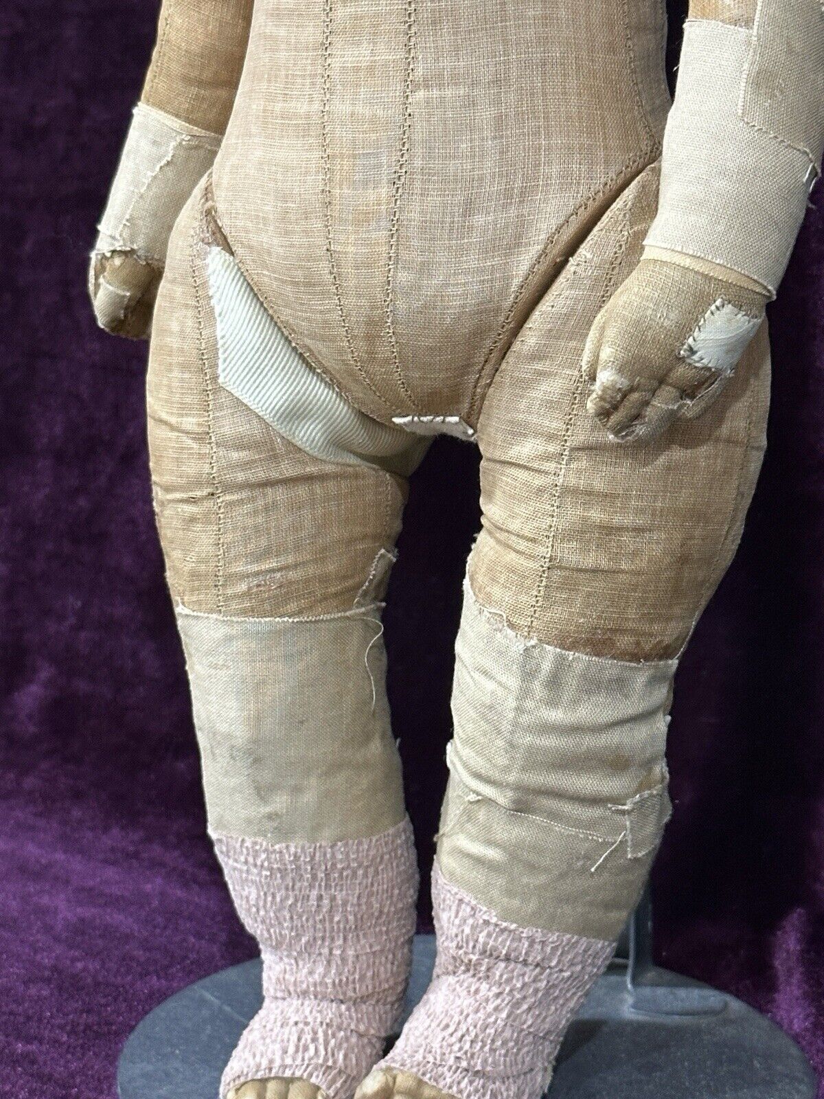Antique German 17” Early Kathe Kruse Type 1 Wide Hips Doll