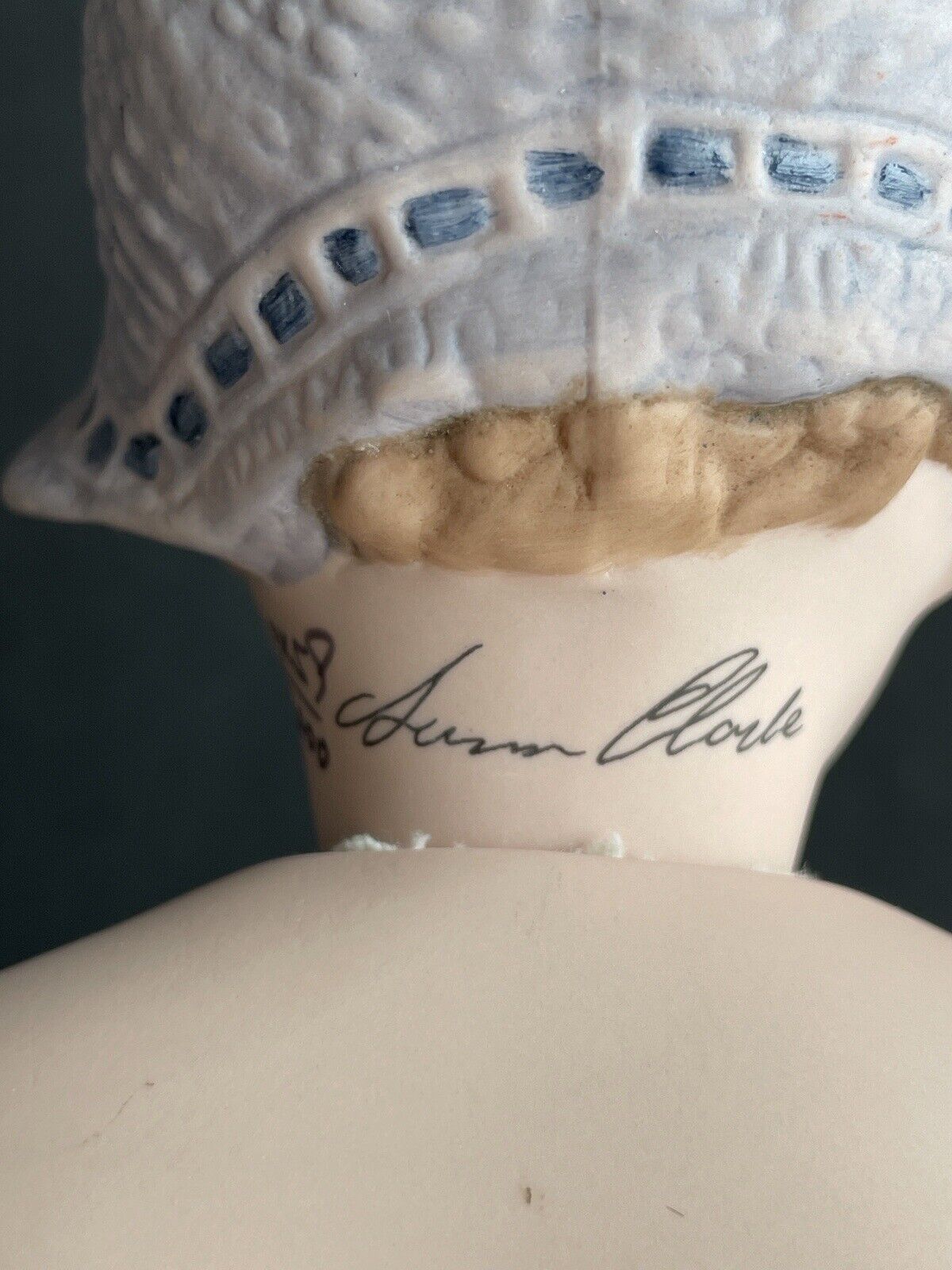 14” Reproduction of Antique German Gebruder Heubach Bonnet Doll