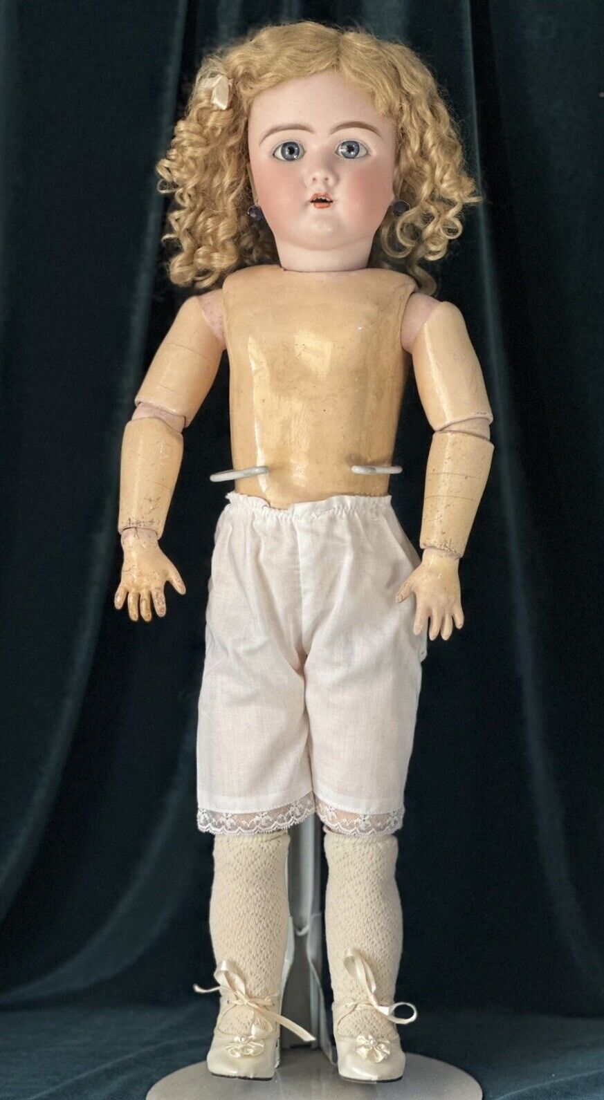 Antique German Heinrich Handwerck Mold Dep 109 Bisque Head 23” Doll