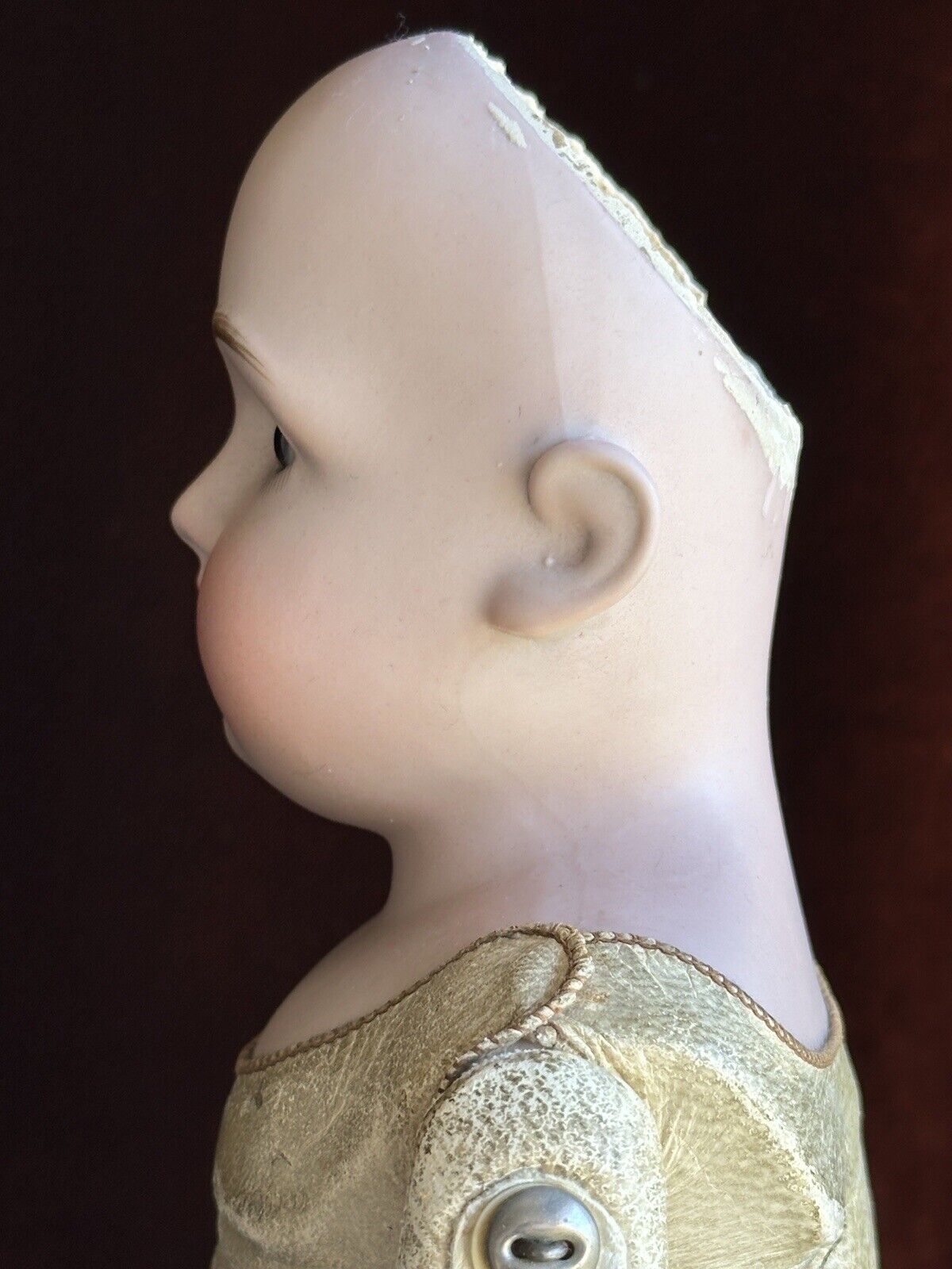 Antique German 18” Kestner 154 Bisque Shoulder Head Doll Stamped Body