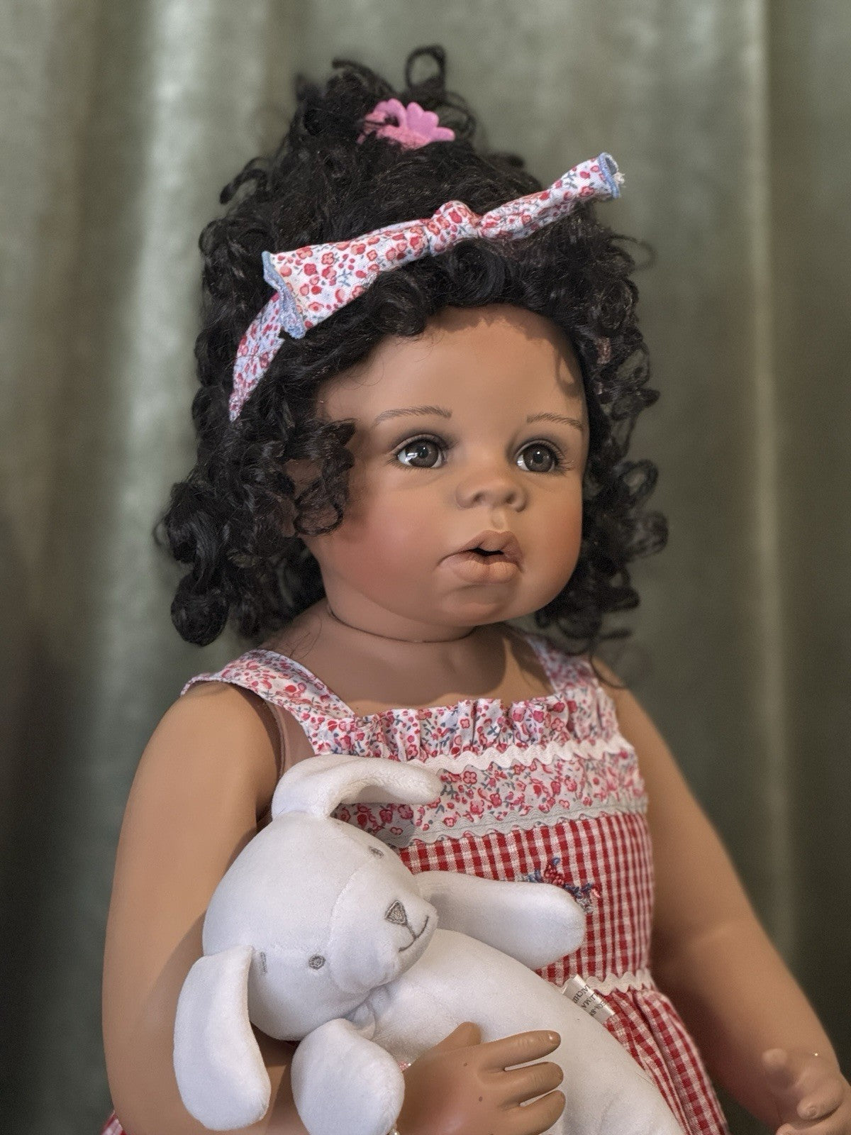 Collectible Porcelain 29” AA Doll “Misha ” by Monika Levenig LE 750 Tag/COA