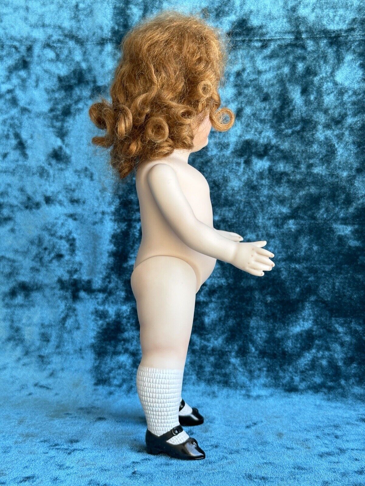 All Porcelain 9.5” Reproduction of Antique German Kestner Mignonette Doll