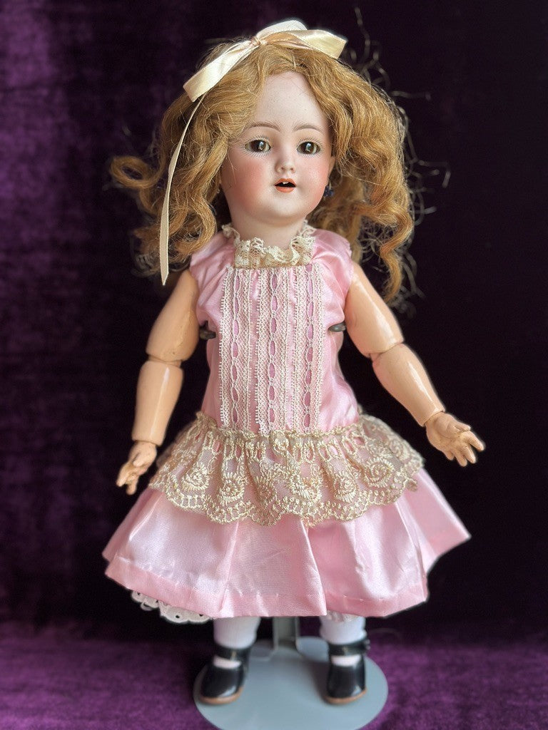 Antique German 14” Simon Halbig 1249 SANTA Bisque Head Doll