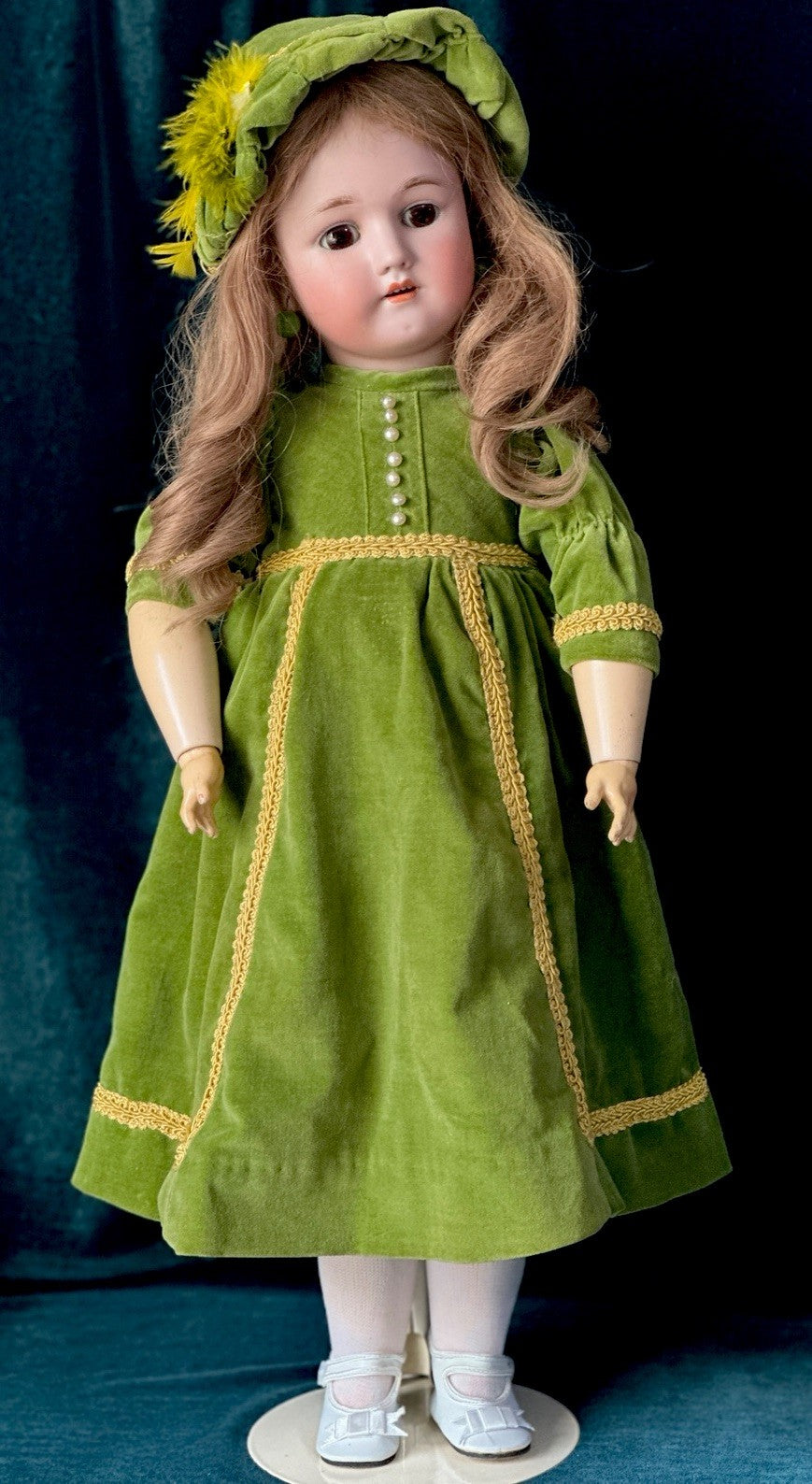 Antique German Simon Halbig Heinrich Handwerck Bisque Head 23” Doll