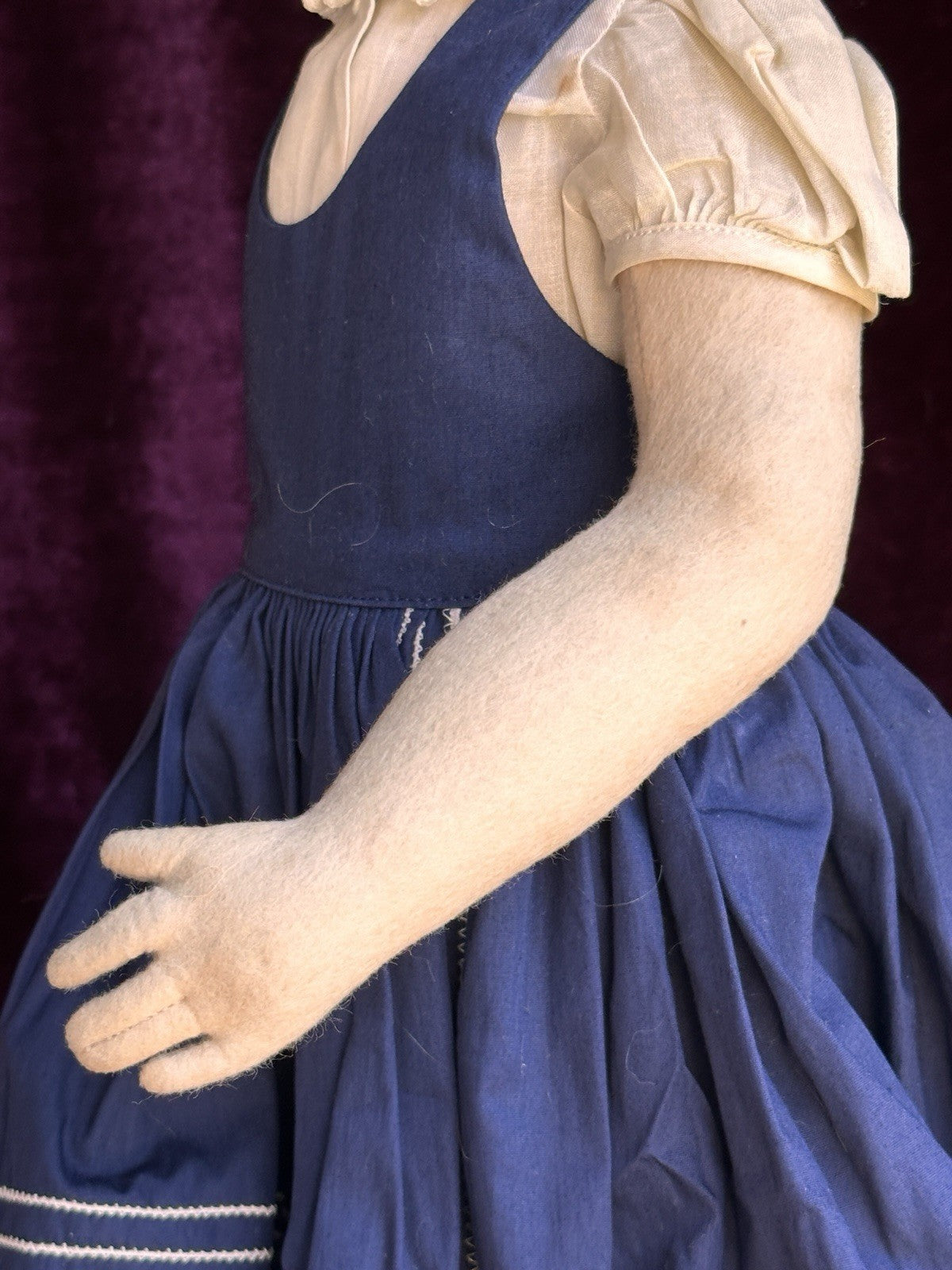 Large Vintage Italian 22” Lenci 300 Series Felt Doll