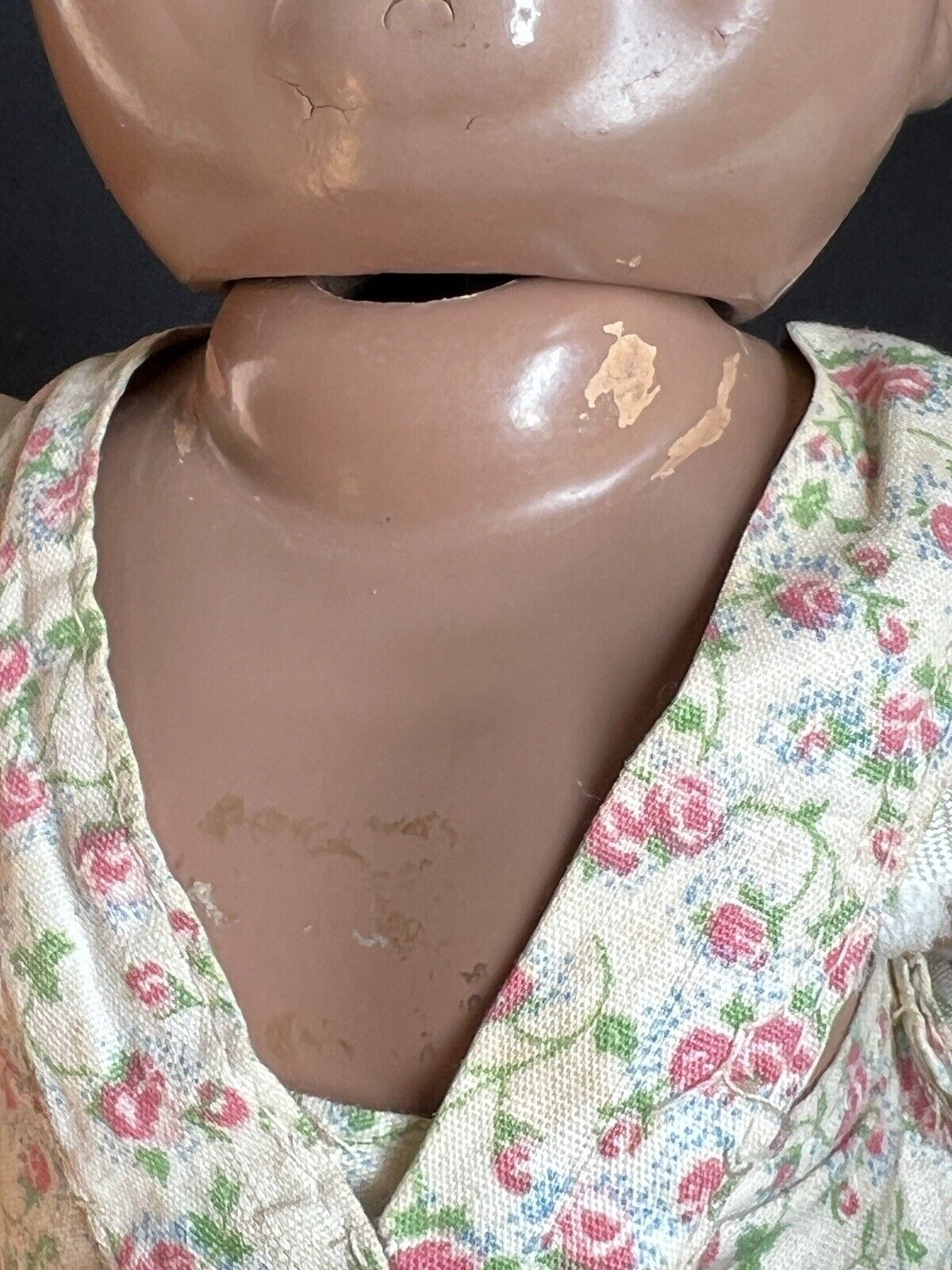 Original Vintage Composition Dark Complexion Scootles Rose O’Neill Cameo Doll