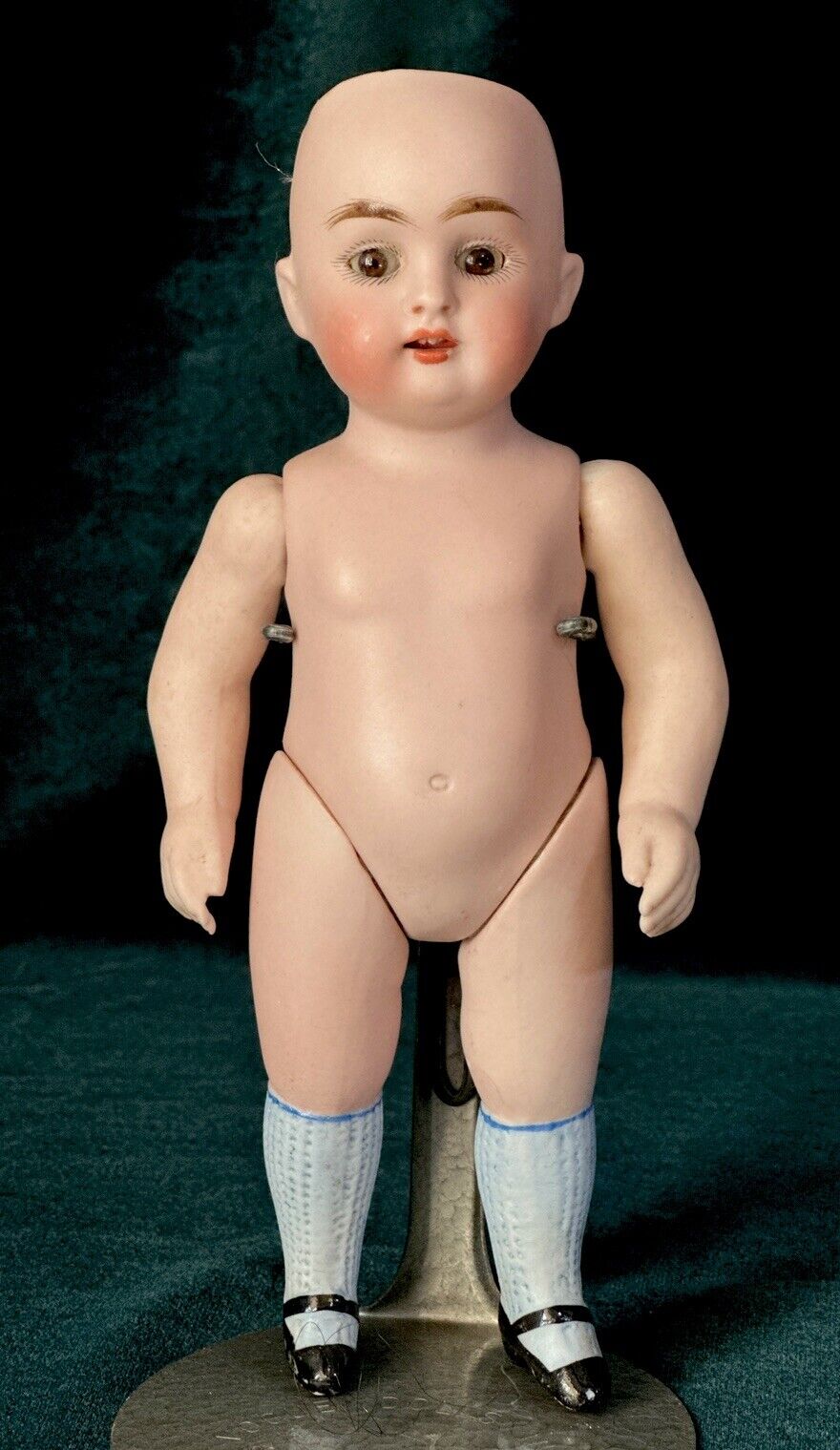 Antique German 6” Kestner 150 All Bisque Mignonette Doll