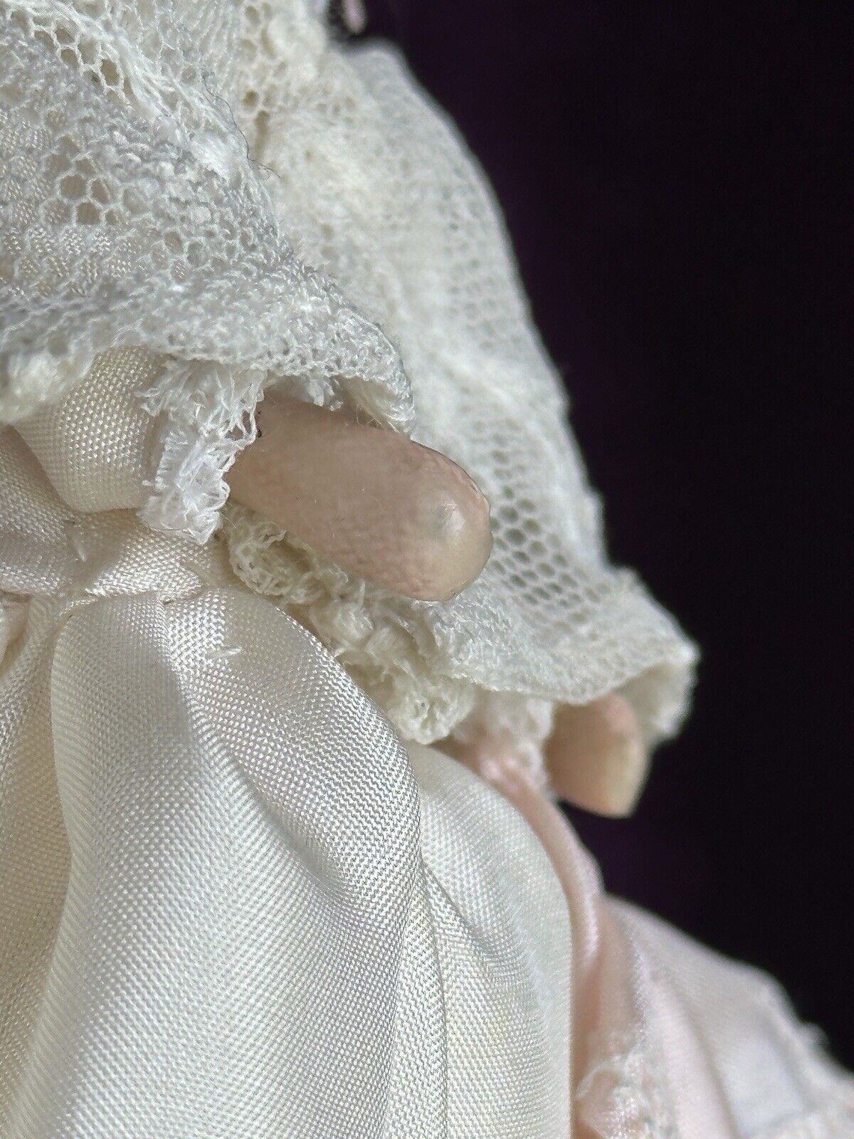 Vintage German 8” Marguerite Uebel German Wax Cloth Doll