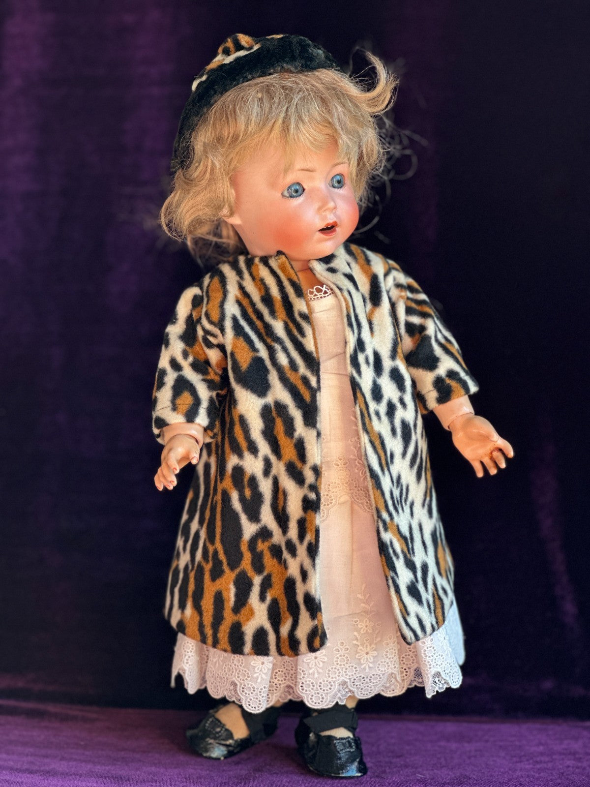 Antique German 14" Schoenau & Hoffmeister Bisque Head Toddler Character Doll